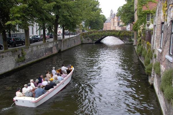 the canals of Bruges